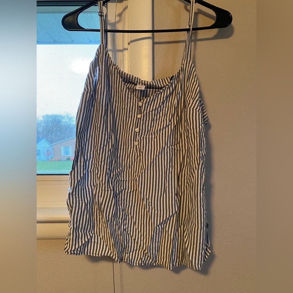 Striped old navy tank